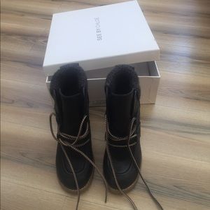 See By Chloe Wallabee Booties 6.5